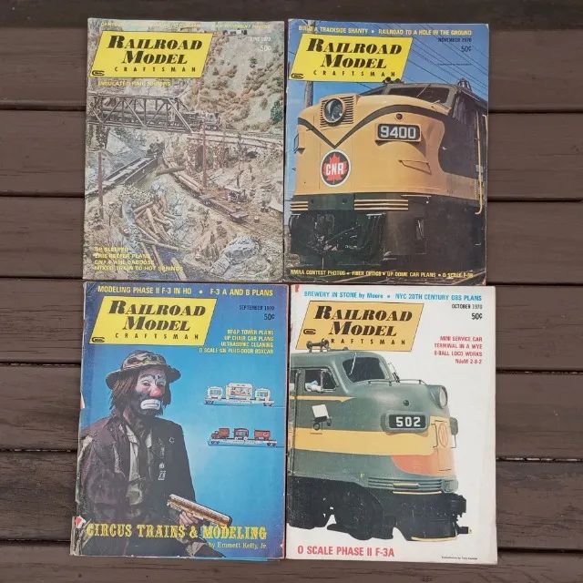 Coleção com 8 edições da Model Railroader - ferromodelismo - Foto 2