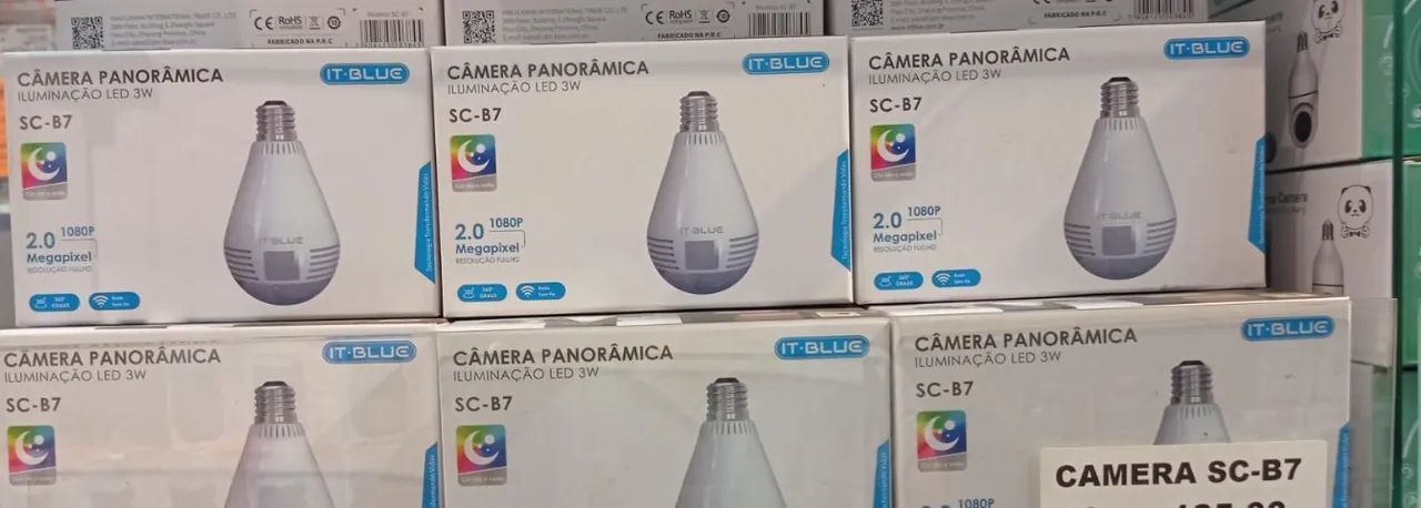 câmera de segurança  wi-fi  lapada 