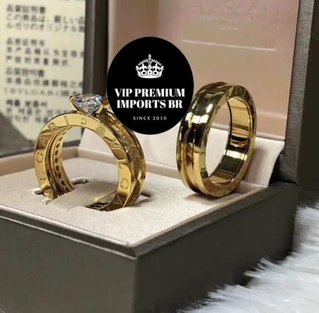 Anel bvlgari 20 milesimos de ouro 18k - Foto 3