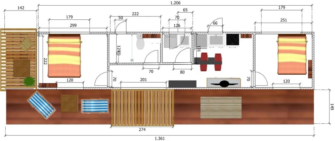 Residência em Container 12 mts - Foto 3