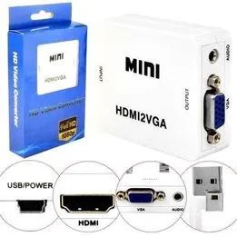 Conversor Adaptador Hdmi2vga - NOVO