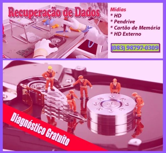 Seja HD Externo ou HD Interno, Consertamos.HD
