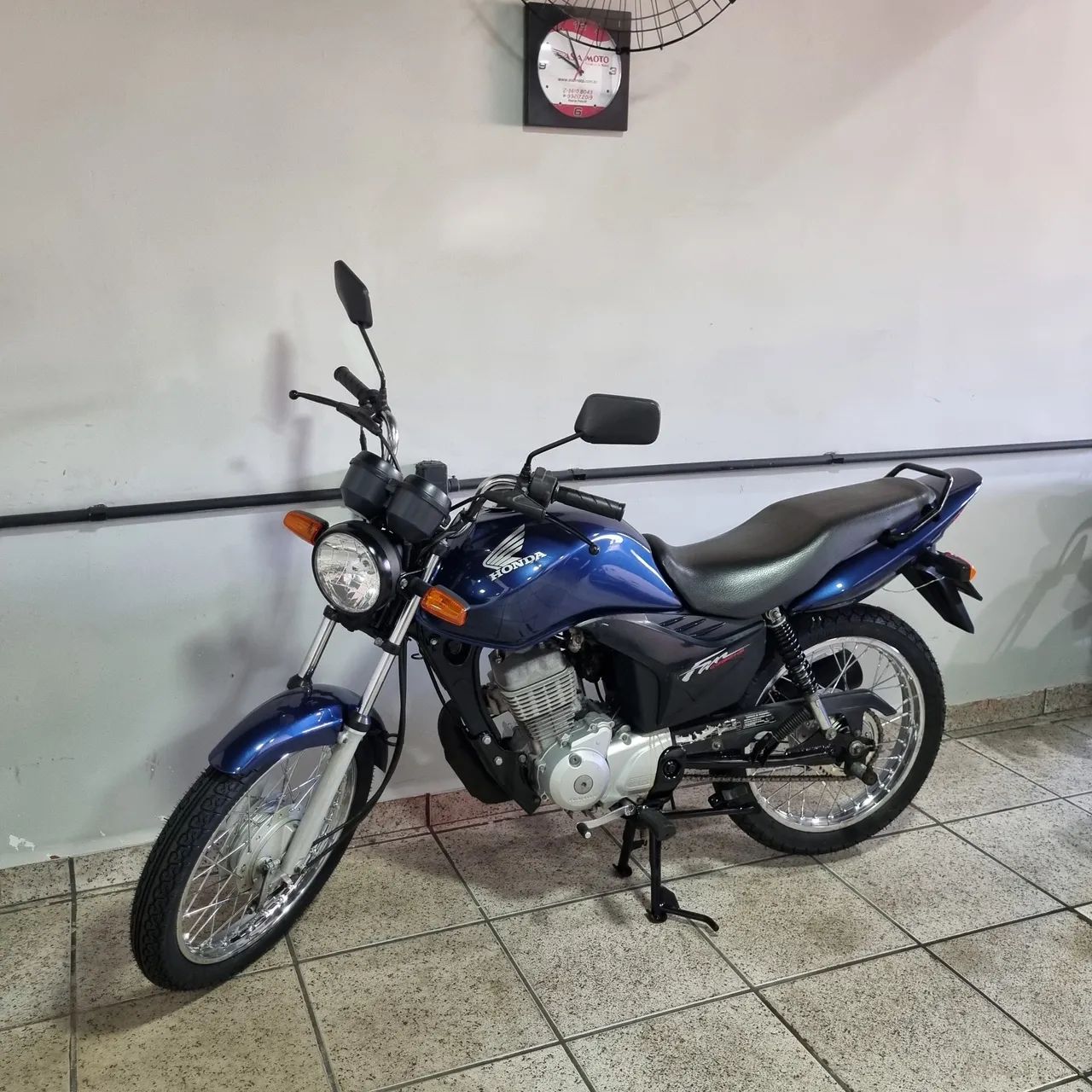 FAN 125 KS 2013 AZUL METÁLICO - Foto 3