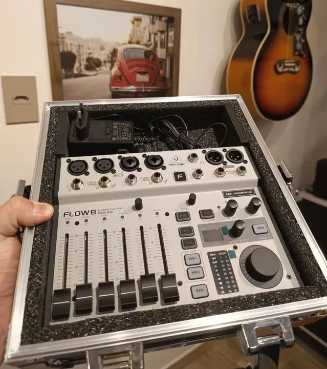 Case Maleta Exclusivo Sob Medida Para a Mesa De Som Behringer Flow 8 Digital - Foto 5