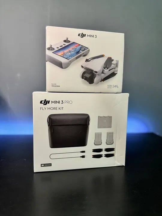 DJI MINI 3 com tela + kit FLY more 