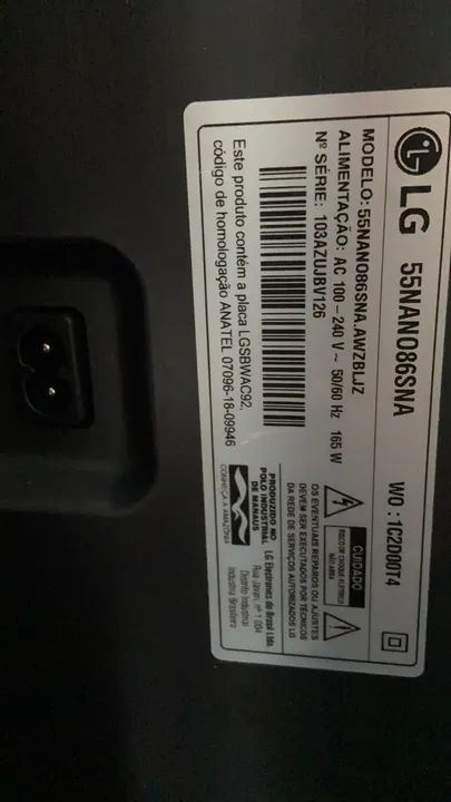 Tv. LG 55nano86 somente peças. Cod: 55nsno86sna.awzbljz - Foto 2