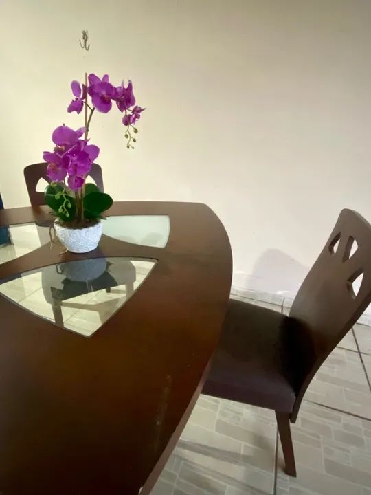Mesa de Jantar Triangular madeira maciça   - Foto 3