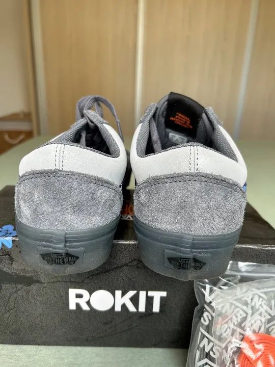 TÊNIS VANS OLD SKOOL 36 DX WS ROKIT TRANSLUCENT BLACK - Foto 5