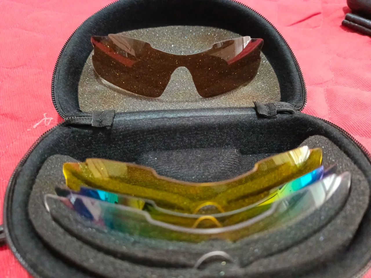 4 LENTES DE REPOSIÇÃO, PARA ÓCULOS ESPORTIVO , LEIA O ANÚNCIO - Foto 5