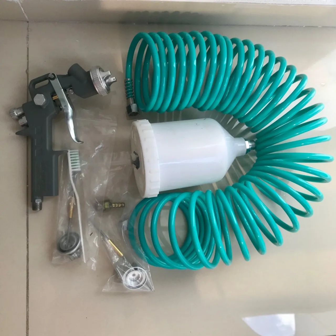 Pistola pintura com mangueira  - Foto 2