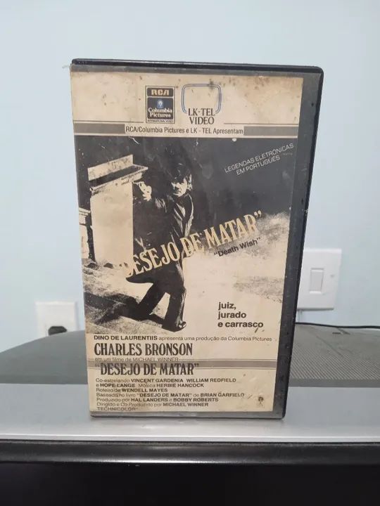 Desejo de matar 1 Vhs original 