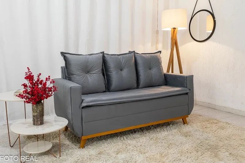 Sofá 3 Lugares Molas Bonnel rf54