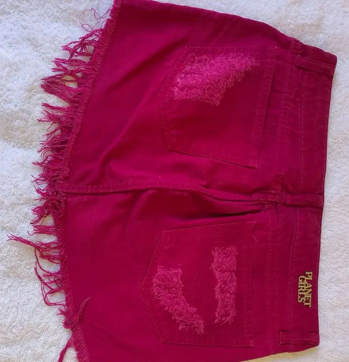 Saia rosa jeans  - Foto 2