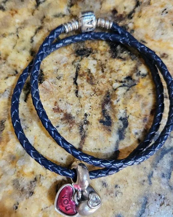 Pulseira couro Pandora - Foto 5