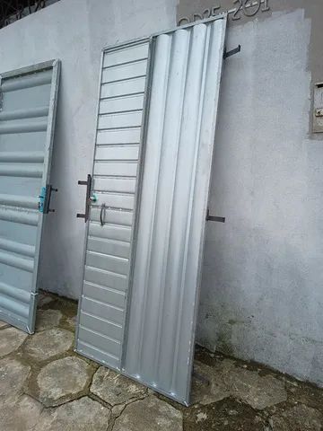 Portão novo GALVANIZADO de 210x90 - Foto 2