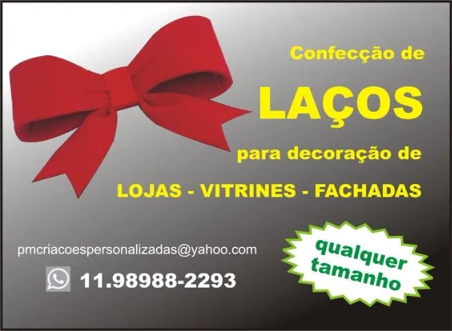 Laços Gigantes para Decoração