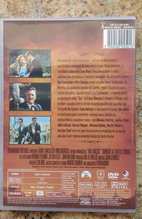 DVD filme "Sem lei e sem alma" - Foto 2