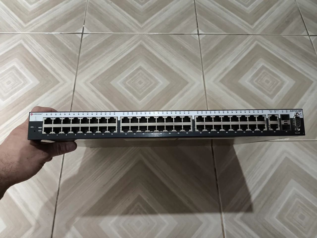 Switch Enterasys 48 Portas POE 10/100 A4H124-48P<br>