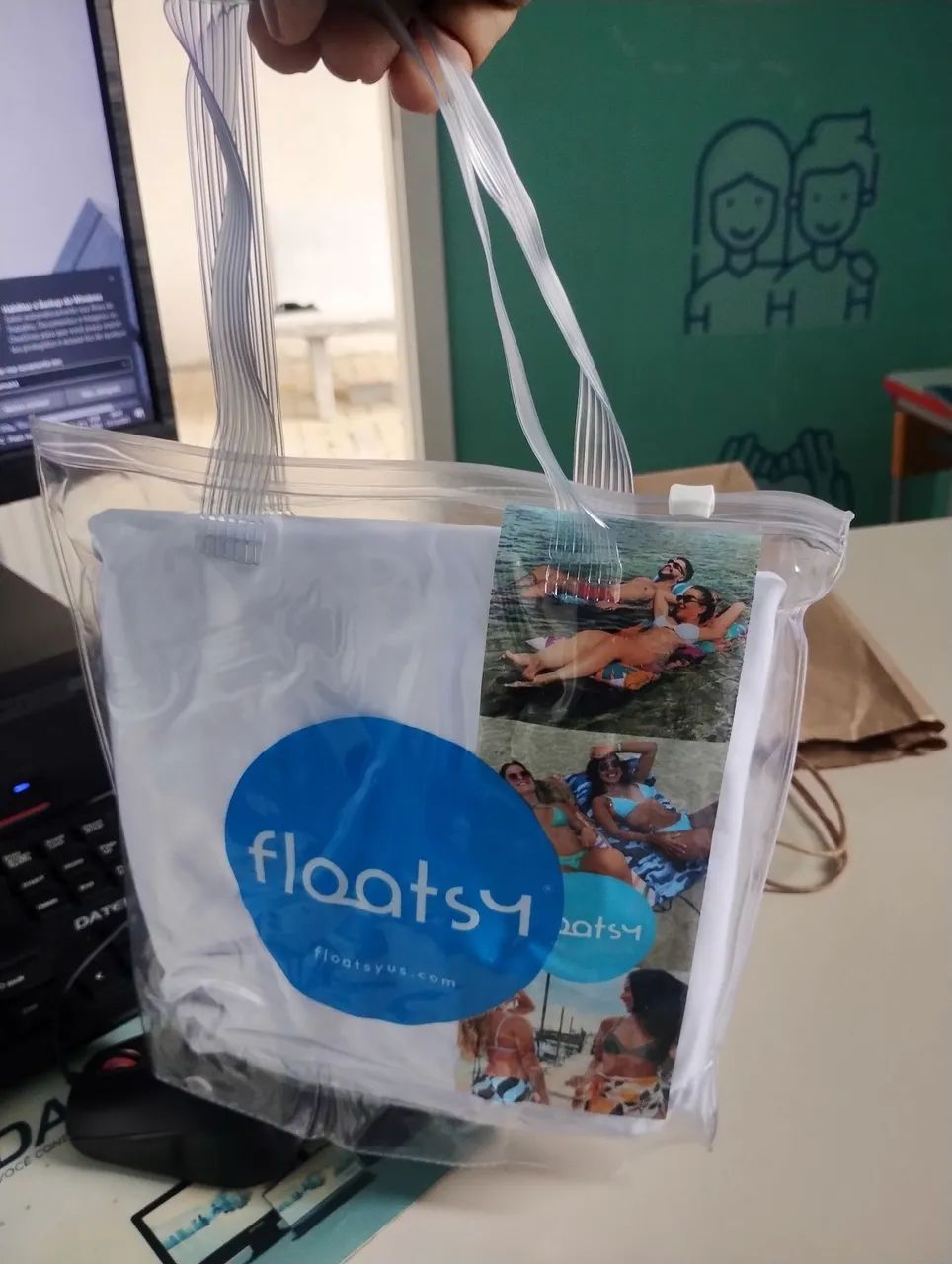 Um único produto:Saída de Praia, Bóia, Esteira e mais. Produto Versátil da Floatsy - Foto 5