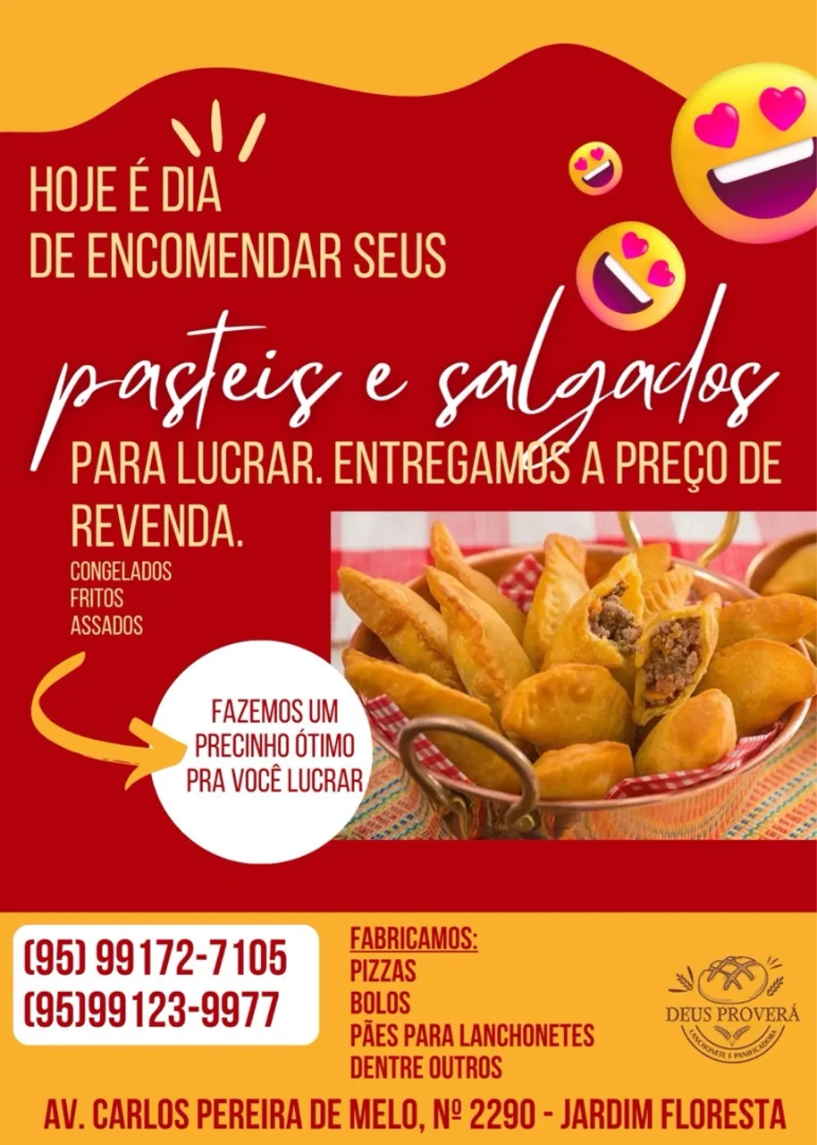 Pastelaria e Salgados - Preço Imbatível!