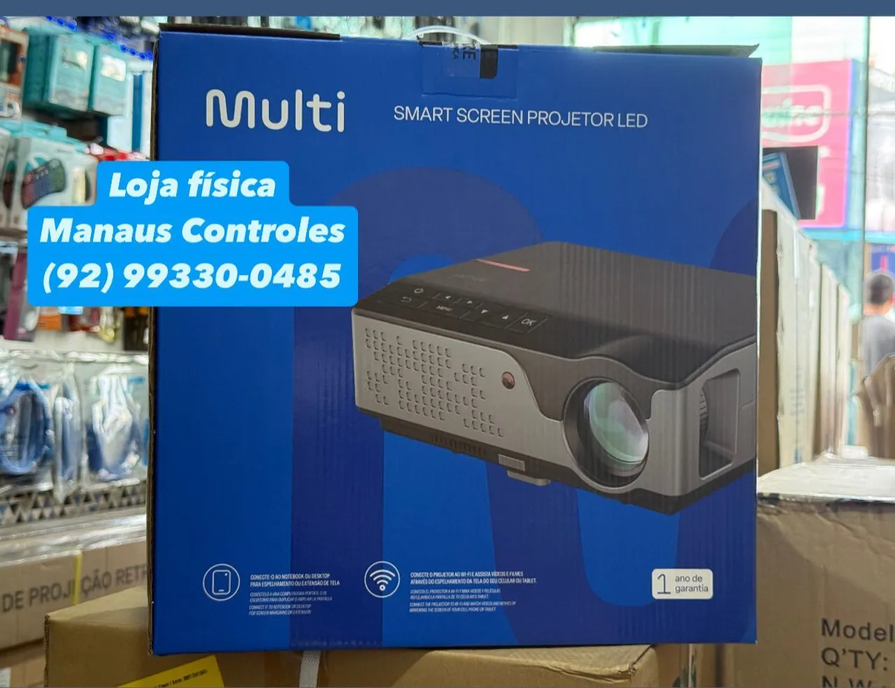 Projetor Multi Smart Screen LED 4500 lumens
