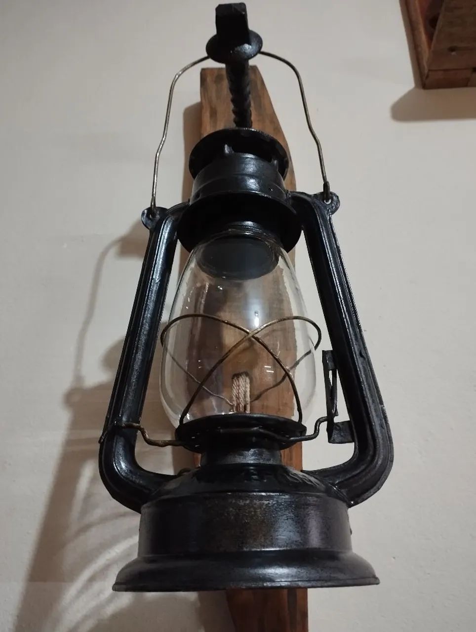 Luminária Rústica de Parede - Estilo Vintage - Foto 4