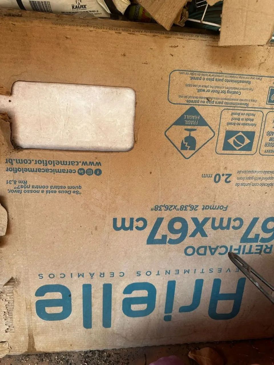 Porcelanato Retificado Arielle 67cm X 67cm, aceito cartão  - Foto 4