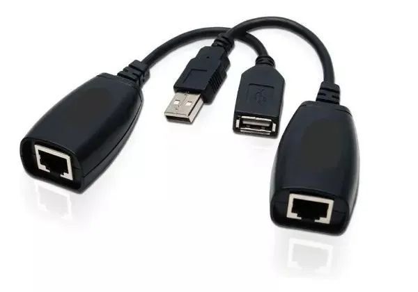 Cabo Extensor USB Via Cabo Ethernet RJ45 150m - WZetta - Foto 3
