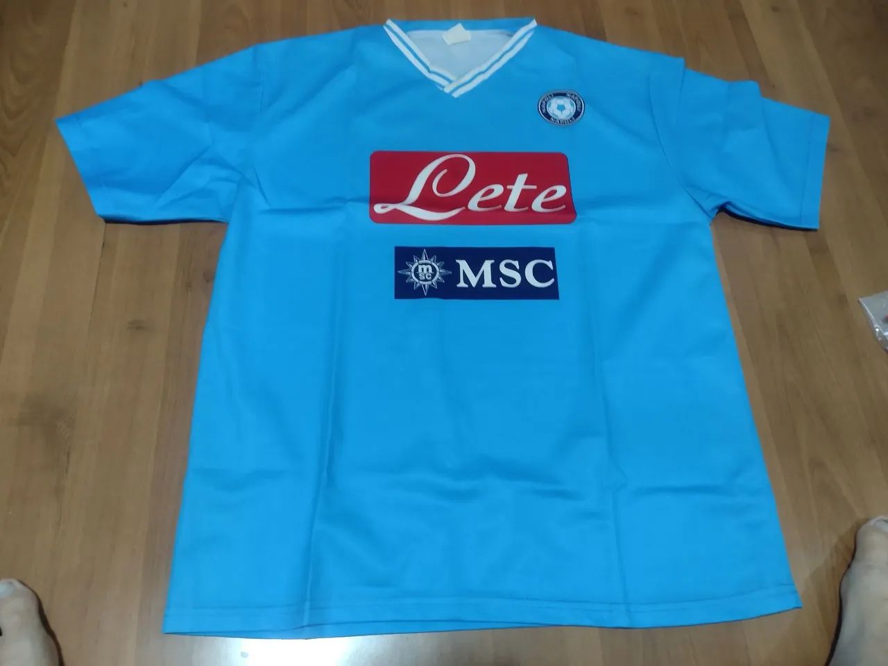 Camisa Napoli IT , GG , nova