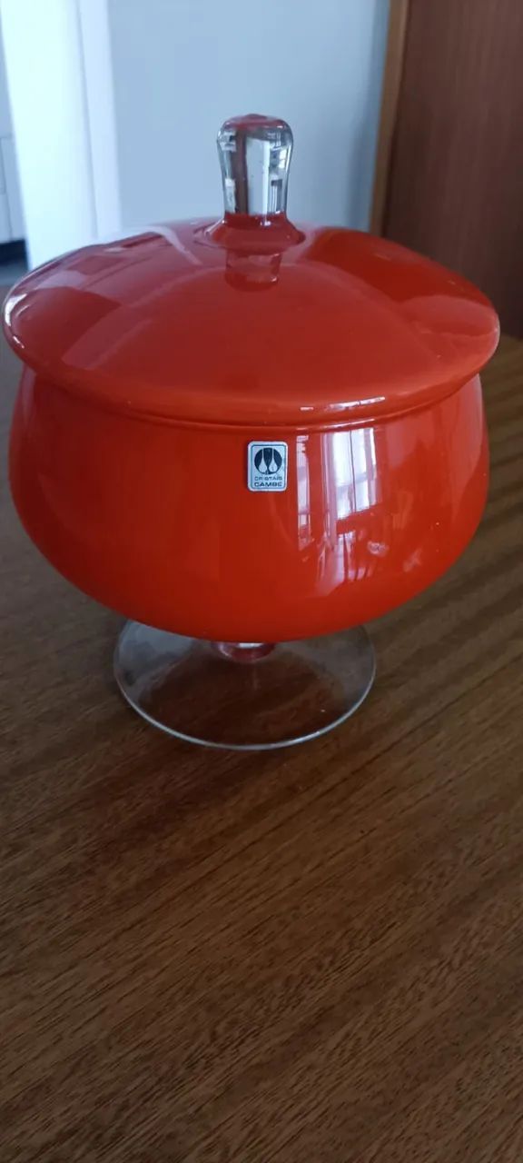 Compoteira em cristal  Cambé