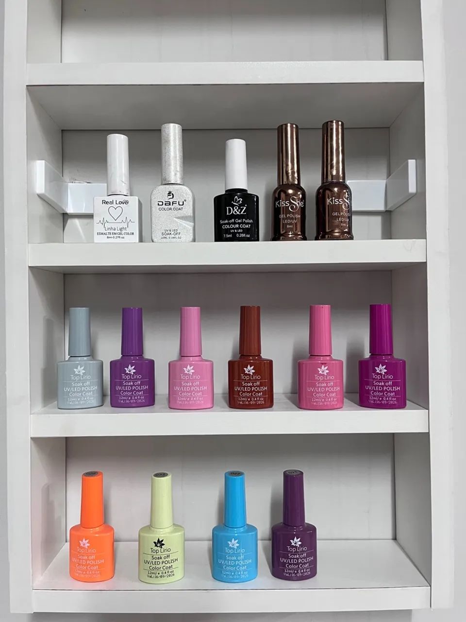Kit de Esmaltes em Gel UV LED -  15 Cores