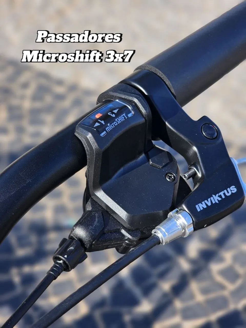 Bicicleta Aro 29 Alumínio MTB First 21v Microshift com Cabeamento Interno SOMOS LOJA - Foto 2