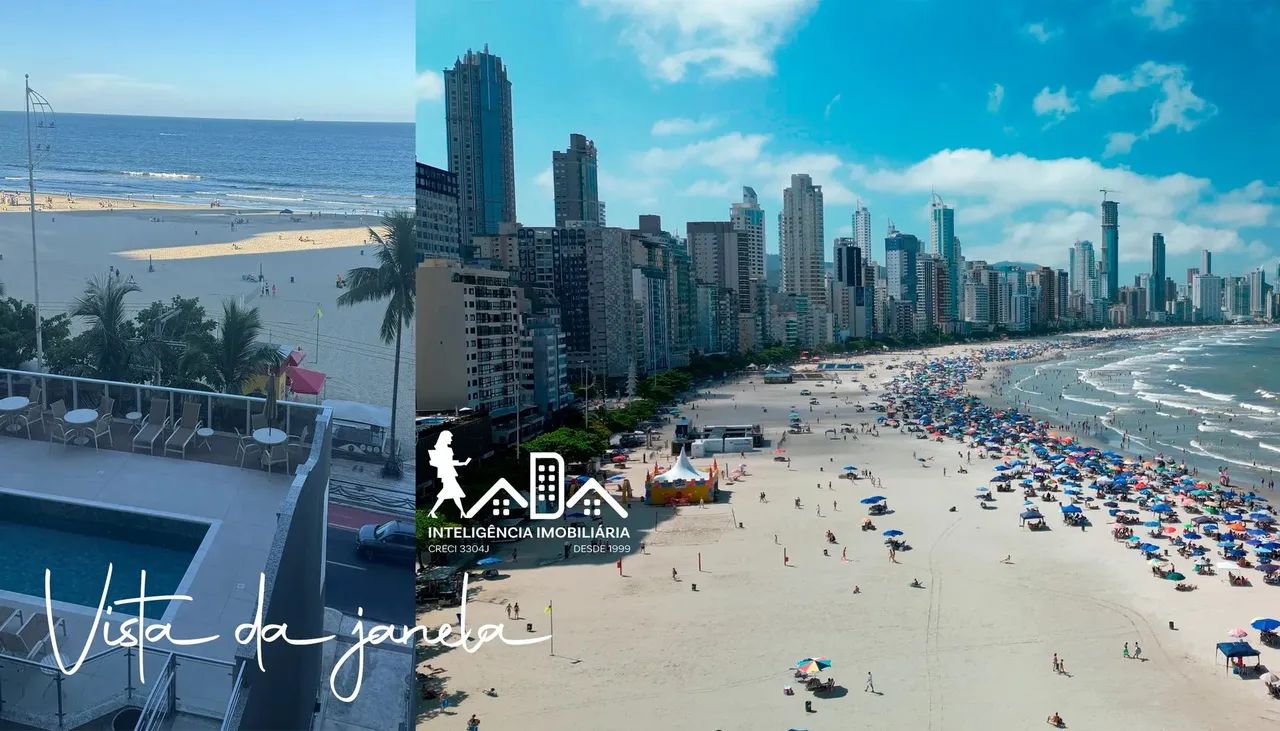 Apartamento frente mar de 2 quartos em Balneário Camboriú - SC