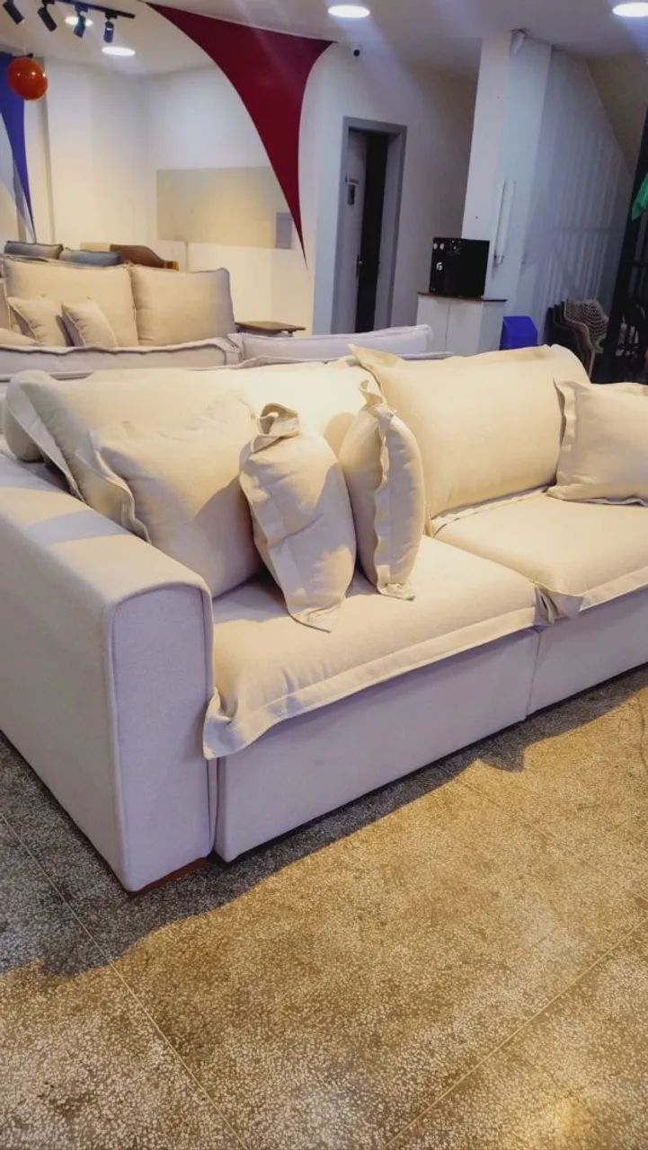 Sofá de linho retrátil  - Foto 4