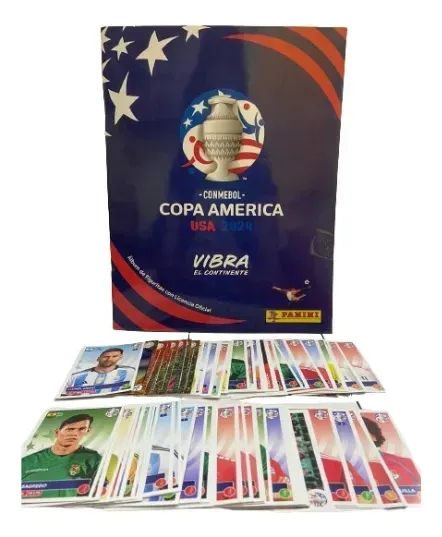 Álbum Copa América 2024, completo para colar