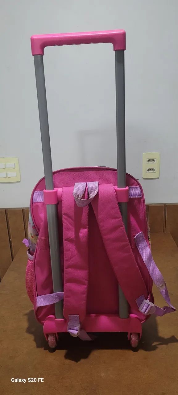 Mochila de Rodinhas Infantil Unicórnio - Foto 4