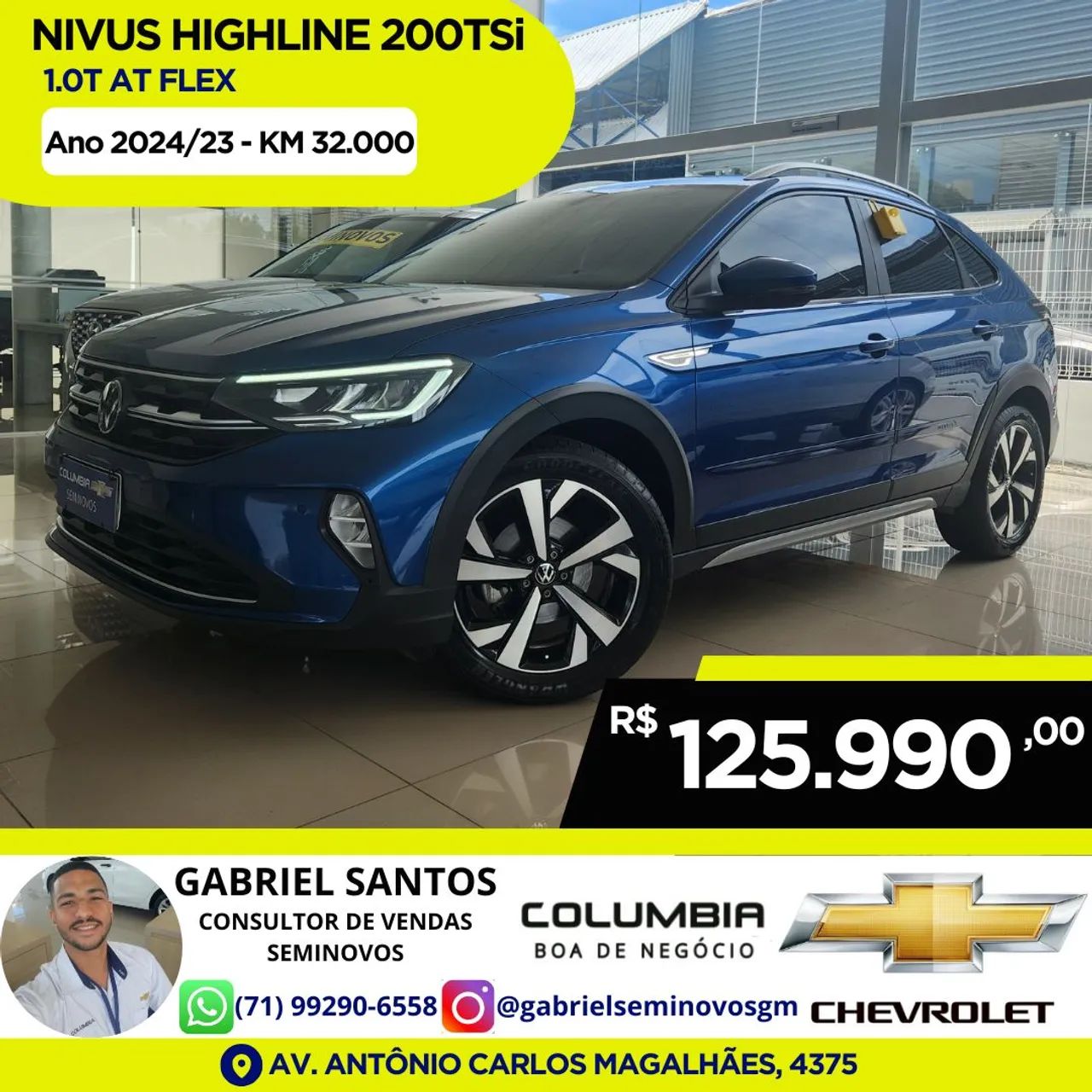 Nivus Highline 200TSi 1.0 Turbo 2024 / 2023 Flex