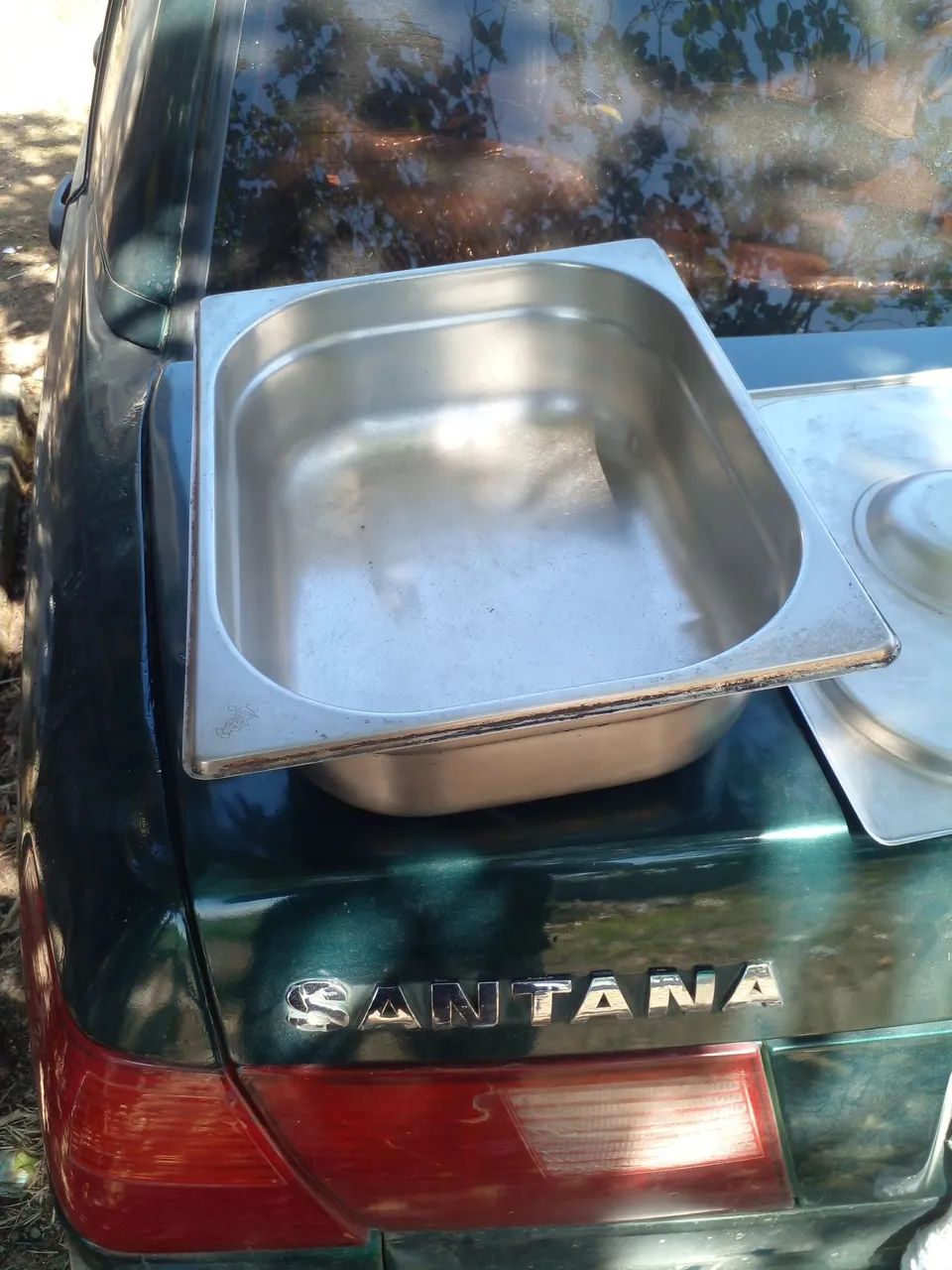 Cuba para alimentos de inox  25x20 .