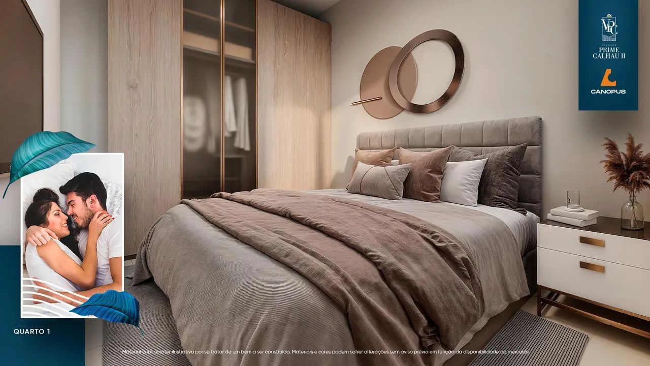 040- PRIME CALHAU 2- APARTAMENTOS COM SUITE E VARANDA GOURMET NO ALTO DO CALHAU - Foto 2