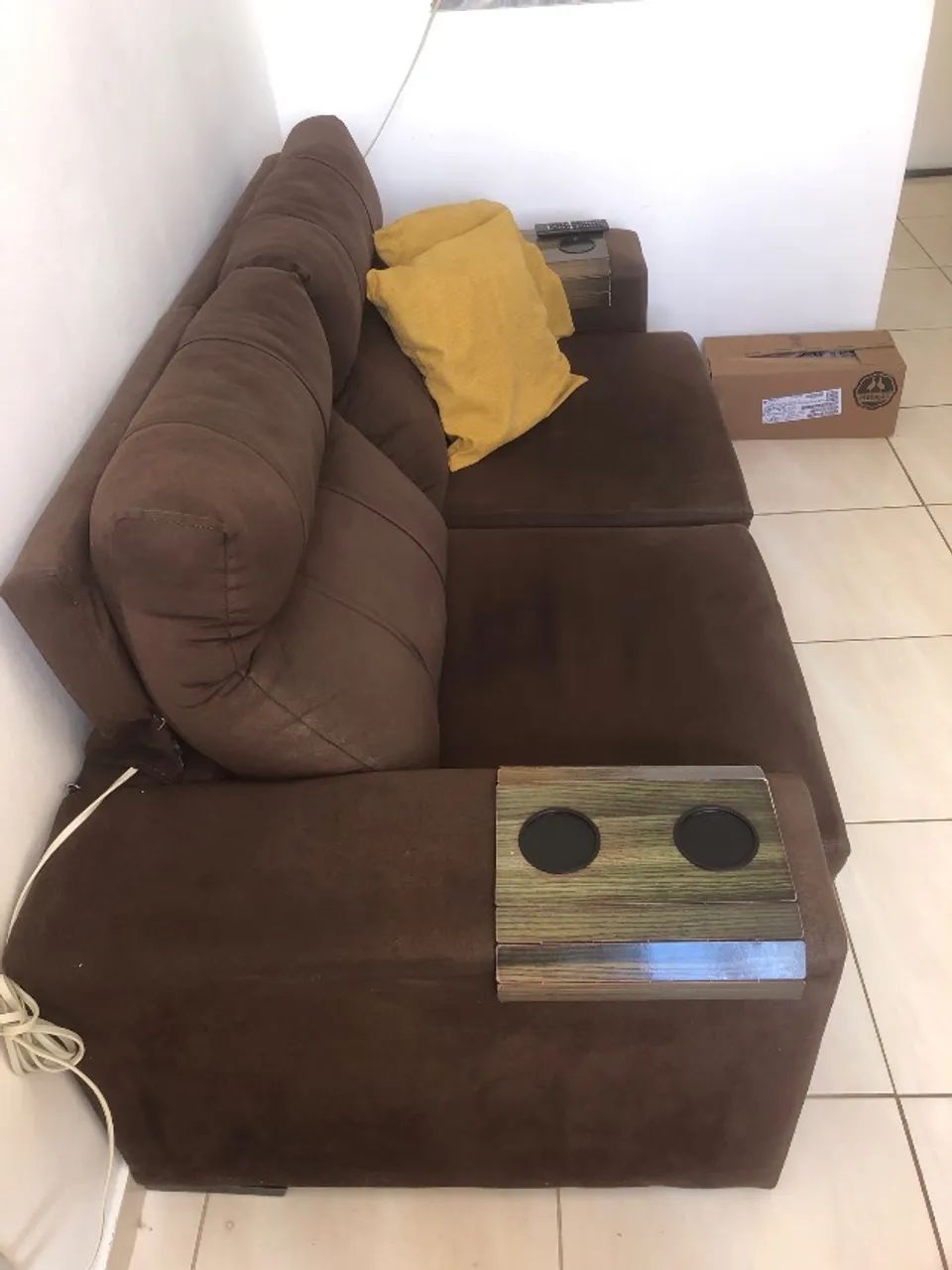 Sofá retrátil 3 lugares65580434915971122