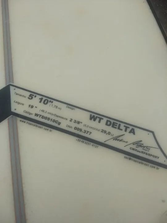 Prancha de Surf WT Delta 5'10 - Foto 3