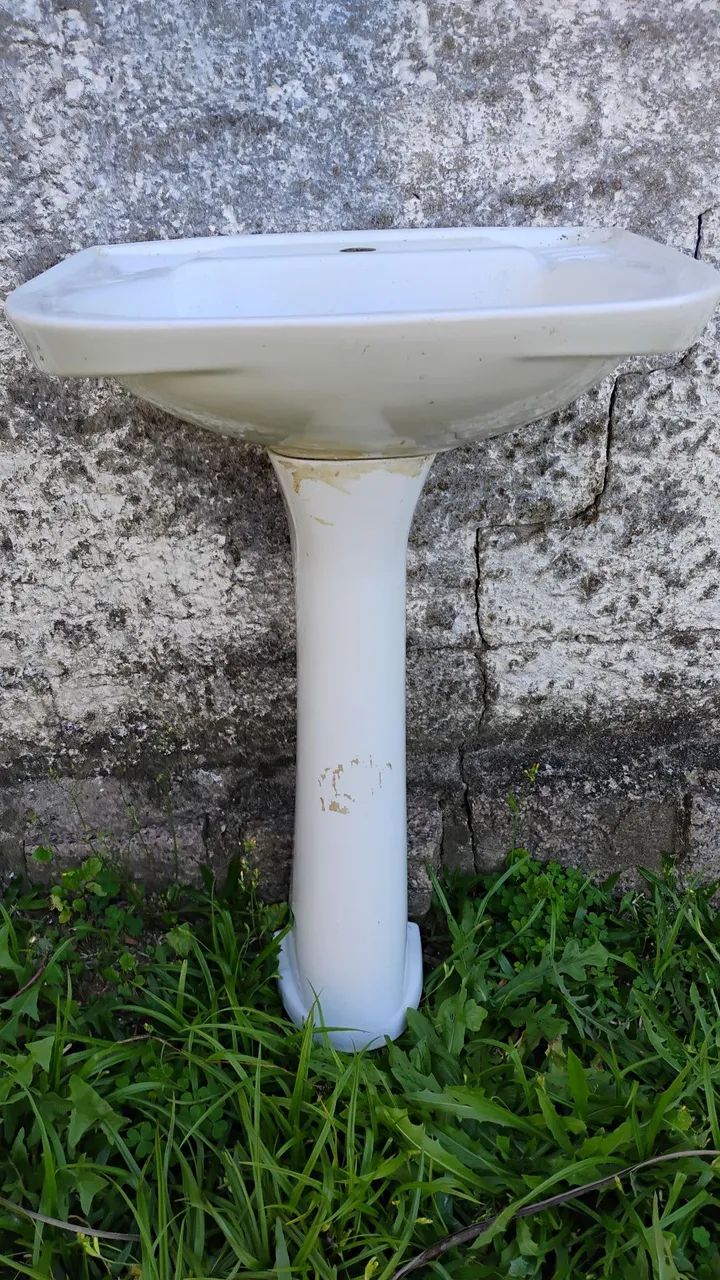 Vendo 12 peças de porcelana antiga para banheiro  - Foto 2