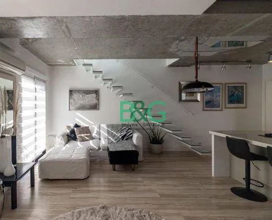 Apartamento Duplex com 1 dormitório à venda, 77 m² por R$ 1.199.000,00 - Itaim Bibi - São 