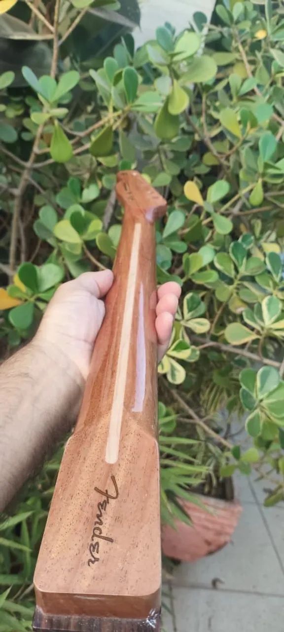 Braço de Guitarra Modelo Telecaster 22 Trastes Escala Escura - Foto 3