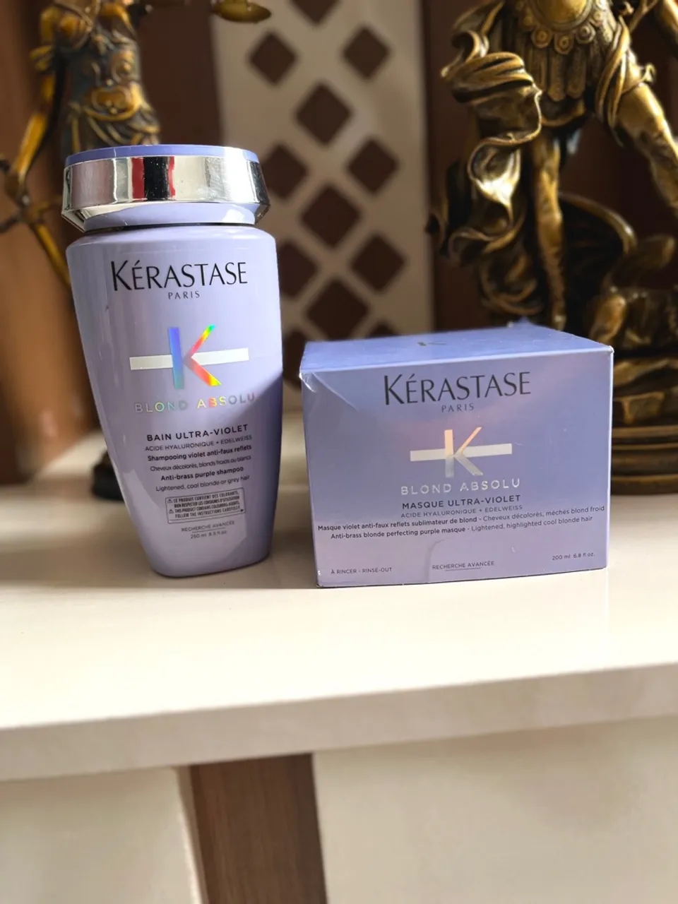 Kit Kérastase Blond Absolu Shampoo e Máscara Ultra Violet