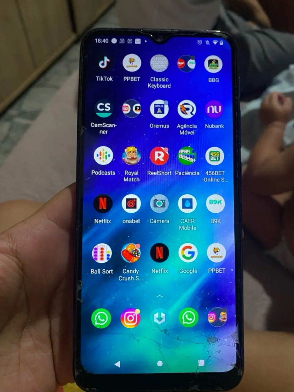 Motorola one fusion 128gb azul