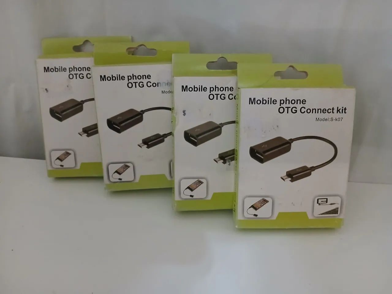 Kit com 4 Cabos OTG V8