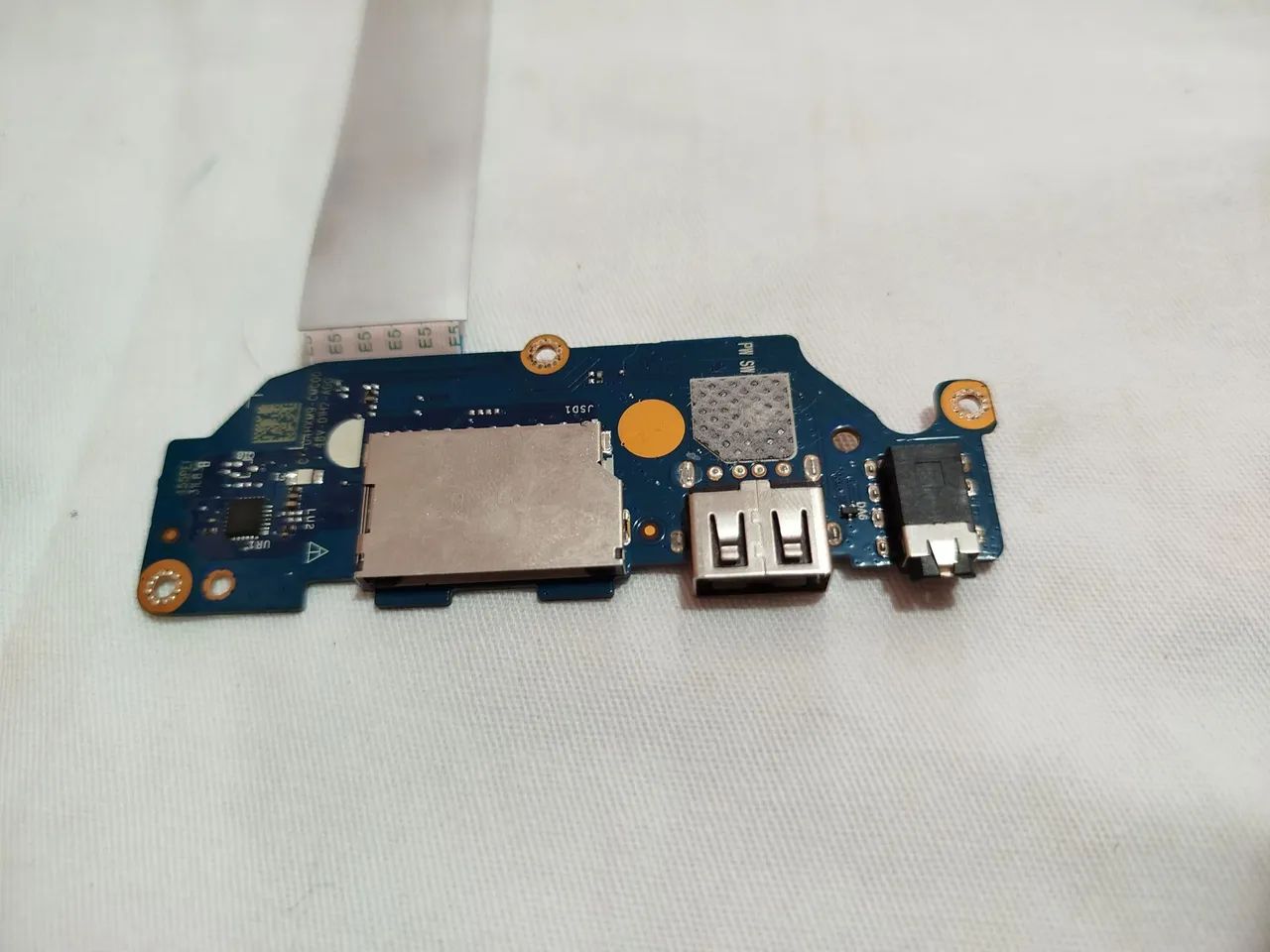 Placa de entrada USB, SD e áudio e botão power Dell Inspiron 15 Original 