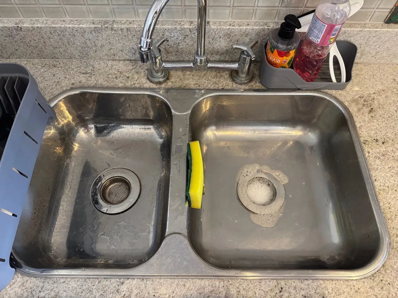 Pia de Cozinha em Aço Inox Tramontina + Pedra Branco Itaúnas + Torneira - SUPER OFERTA! - Foto 4