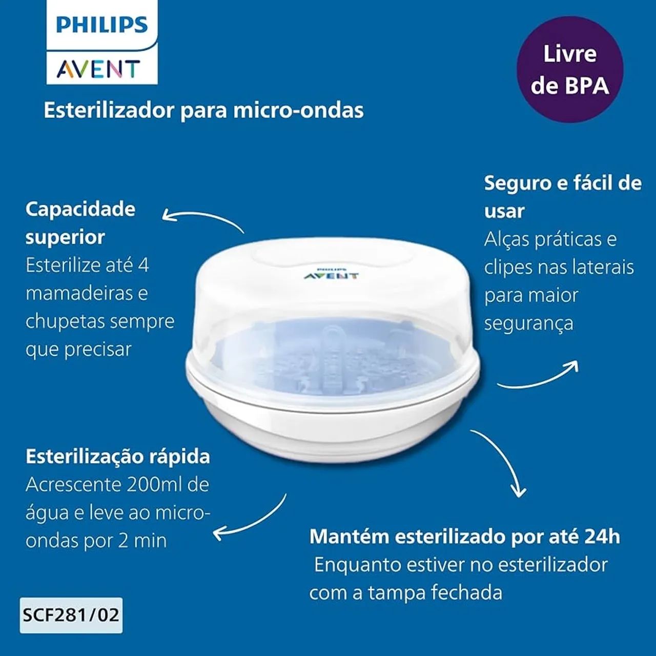 Esterilizador de Mamadeiras Philips Avent - Foto 5
